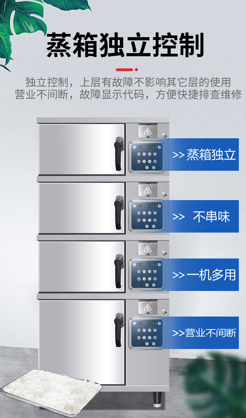 ky体育高温蒸柜独立控制