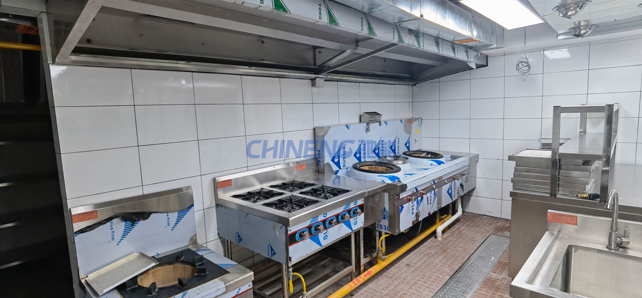 Hospital canteen kitchen